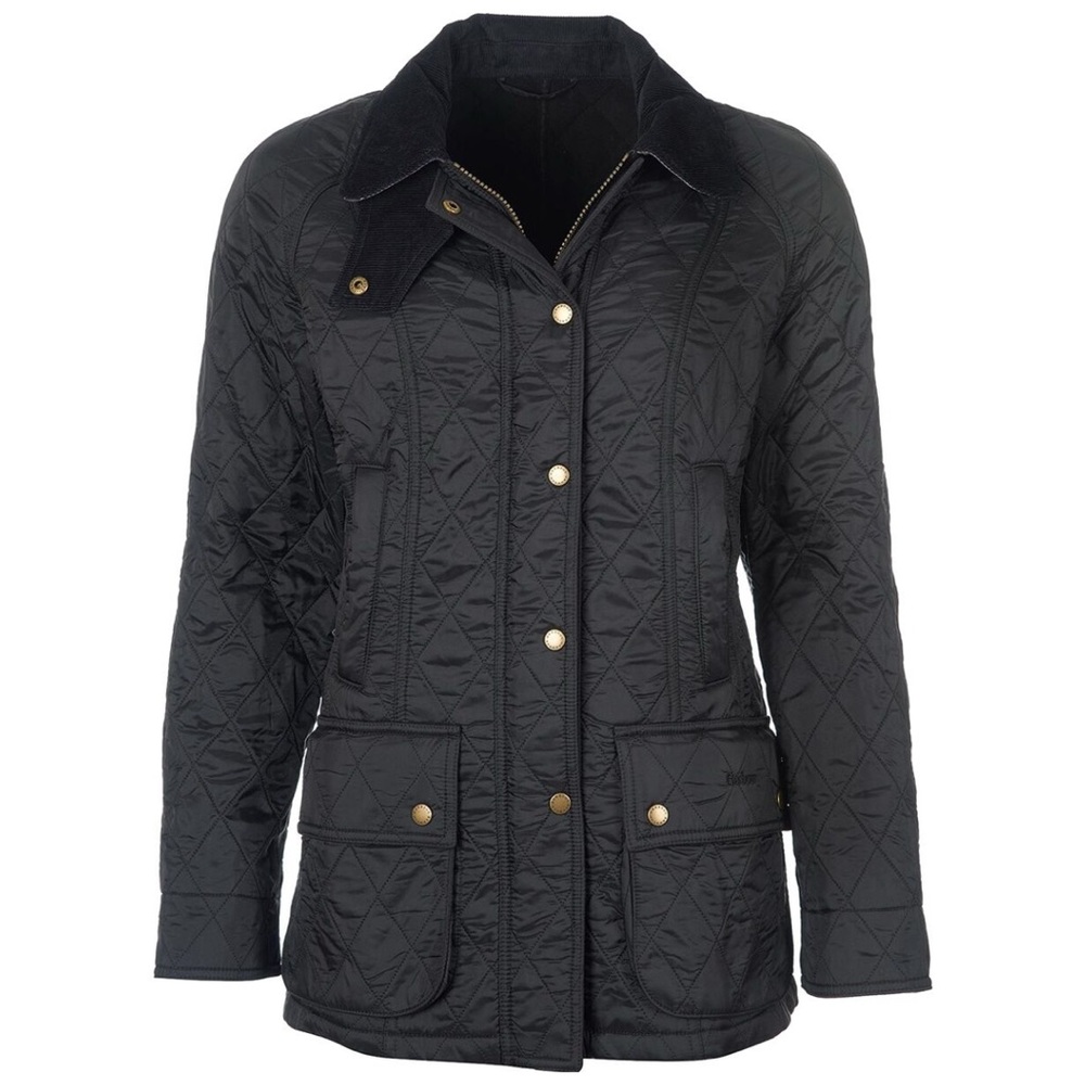Barbour Black Beadnell Polarquilt Utility Jacket